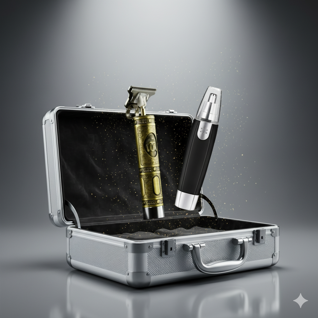 GOLDEN TRIMMER + NOSE TRIMMER  COMBO  Rs 455/-