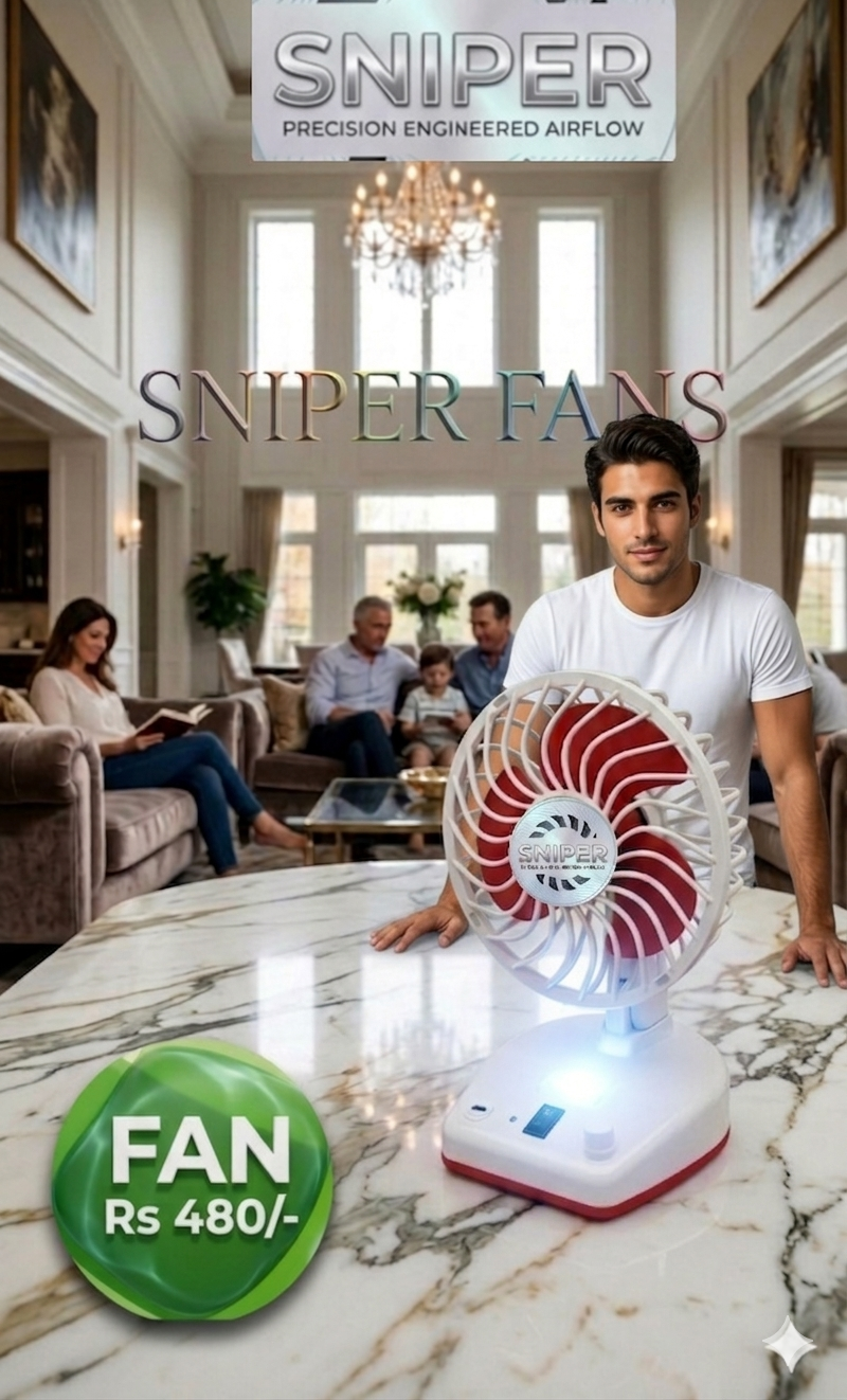 SNIPER BRAND :  FAN  USB CHARGING  USB TABLE FAN . PORTABLE , CAN BE CARRIED IN SMALL BAG . CHARGE : 45 MINUTES. FAN WORKING : 02.30 HOURS  . COLORS : RED  BLUE , WHITE  CALL 8920350870DELIVERY 2 DAYS