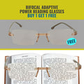 Bifocal Adaptive Power Reading Glasses – Buy 1 Get 1 FREE (BCORG9)